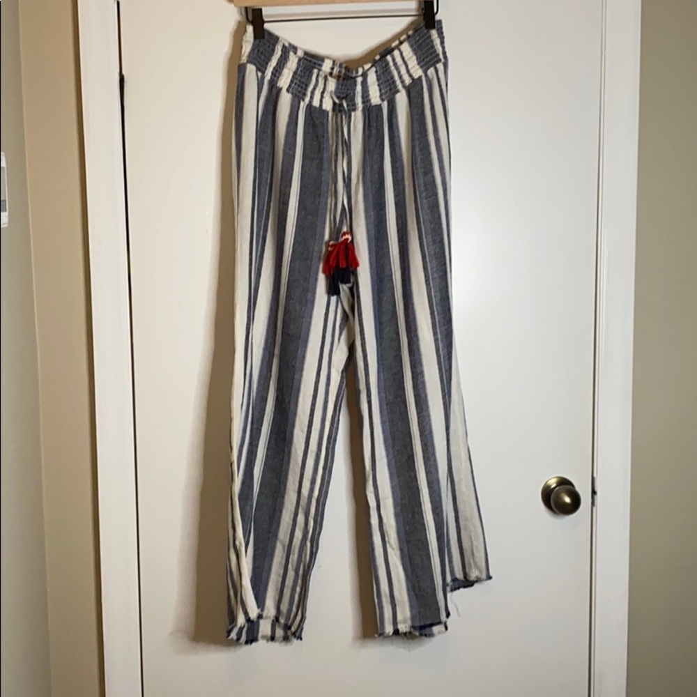 Linen Drawstring Pants